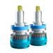 Docooler LED Headlight Bulbs IP68 Waterproof Car LED Headlight Bulbs 6000K 100W Bright LED Headlights 2PCS