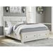 Canora Grey Shawntaye Sleigh Storage Bed Wood in Gray | 57 H x 81 W x 95 D in | Wayfair 3D26B0E8F77040A69F2006741AFEEFA6