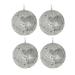 The Holiday Aisle® Ball Ornament Glass in Gray/White | 3.9 H x 3.9 W x 3.9 D in | Wayfair 39C2FBCDC35347FA8A2A6DCEF2D2D0DF