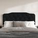 Lark Manor™ Arela Headboard Upholstered/Polyester in Black | 47.2 H x 79.3 W x 2 D in | Wayfair ABDC3038D5F04130AB1F0ECAD15BBEA7