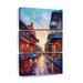 Winston Porter Vibrant Bourbon Street Multi Piece Canvas Print On Canvas 3 Pieces by Neo Mechanica Set Canvas in Indigo | Wayfair