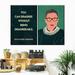 Dakota Fields Ruth Bader Ginsburg Quote Multi Piece Canvas Print On Canvas 2 Pieces by Jennifer T Set Canvas in Orange | Wayfair