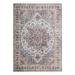Blue 10 x 10 x 2 in Area Rug - Bungalow Rose Rectangle Ramari 2x5 Area Rug w/ Non-Slip Backing Polyester | 10 H x 10 W x 2 D in | Wayfair