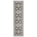 Gray/White 90.55 x 26.77 x 0.39 in Area Rug - Bungalow Rose Reffett Area Rug Polyester | 90.55 H x 26.77 W x 0.39 D in | Wayfair