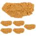 6Pcs Fake Food Model Simulated Fried Food Realistic Small Chicken Wing Shop Accessory