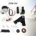 Electric Bike Conversion Kit with 24V 250W DC Motor Freewheel For 16 -28 bike