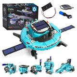 Toys for Kids Solar Robot Kit For Kids 6-in-1 Educational STEM Science Toy Solar Power Building Kit DIY Assembly Battery Operated Robotic Set For Kids Learning & Education Toys Playing