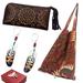 Boho Woman,'Curated Gift Set with Clutch Foldable Tote Bag and Earrings'