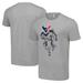 Men's Starter Heather Gray Houston Texans Logo Graphic T-Shirt