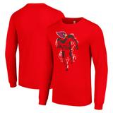 Men's Starter Cardinal Arizona Cardinals Logo Graphic Long Sleeve T-Shirt