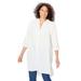 Plus Size Women's High Low Tunic by Woman Within in White (Size 1X)