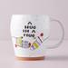 Anthropologie Dining | Anthropologie Ceramic Stoneware Hug In A Mug Coffee Mug Mittens | Color: White | Size: Os