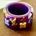 Louis Vuitton Jewelry | Louis Vuitton Lv Logo And Flower Ring So Cute! | Color: Blue/Purple | Size: Os