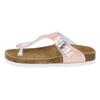 Zehentrenner LICO "Zehenstegpantolette Bioline Trend Kids", Gr. 36, rosa, Synthetik, Schuhe