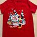 Disney Tops | Disney T-Shirt Mickey Very Merry Christmas Party V-Neck Ladies Medium Red 2015 | Color: Red | Size: M