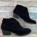 Jessica Simpson Shoes | Jessica Simpson Black Suede Ankle Boots | Color: Black | Size: 7