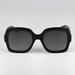 Gucci Accessories | Gucci Gg1337s 002 Sunglasses Shiny Black Gradient Gray Polarized Square Women | Color: Black/Gray | Size: Os