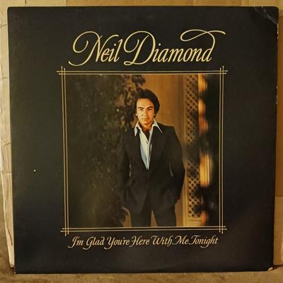 Columbia Media | Neil Diamond, "I'm Glad You're Here With Me Tonight" Vinyl Album | Color: Black | Size: 33