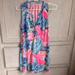 Lilly Pulitzer Dresses | Lilly Pulitzer Cotton Dress Size Small. | Color: Blue/Pink | Size: S