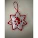 Disney Holiday | Disney Parks Felt Star Minnie Mouse Christmas Ornament Red And White | Color: Red/White | Size: Os