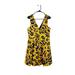 J. Crew Dresses | J. Crew Women's Floral Pleated Flared Dress - 10 | Color: Yellow | Size: 10