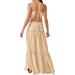 Free People Skirts | Free People Crystal Cove Skirt Only In Linen | Color: Brown/Tan | Size: S