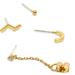 Madewell Jewelry | Madewell Zigzag Earring Set | Color: Gold | Size: Os