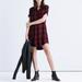 Madewell Dresses | Madewell Courier Shirtdress M Euc | Color: Black/Red | Size: M