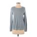 Calvin Klein Pullover Sweater: Gray Tops - Women's Size Small