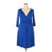 Doublju Casual Dress: Blue Dresses - Women's Size 3X