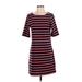 Gap Casual Dress - Shift: Red Stripes Dresses - Women's Size Small