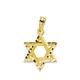 Jewish Star of David Pendant - 18K Gold - 20mm, Yellow Gold
