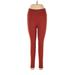 Victoria Sport Active Pants - Mid/Reg Rise: Red Activewear - Women's Size Medium