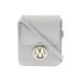 Mia K. Farrow Collection Crossbody Bag: Gray Print Bags