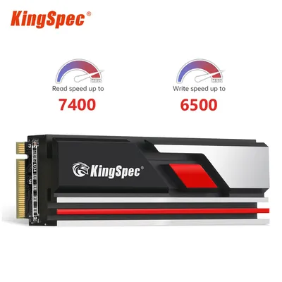 KingSpec-Disque dur SSD M2 NVcloser Gen4 avec capacité de 4 To 2 To 1 To 512 Go de cache HD M.2