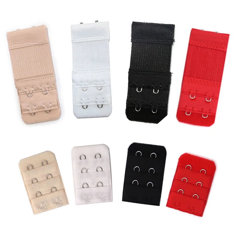 8/6 pièces ajuster allonger les extensions de soutien-gorge crochet en Nylon femmes Extension de soutien-gorge étendre sous-vêtements femme Lingerie soutien-gorge intimes accessoires