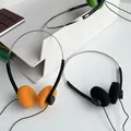 INS-Écouteurs filaires rétro japonais casque MP3 baladeur de personnalité sport CD accessoires