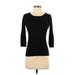 Calvin Klein Pullover Sweater: Black Tops - Women's Size Small