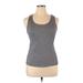 Active by Old Navy Active Tank Top: Gray Activewear - Women's Size Large