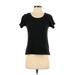 Lilla P Active T-Shirt: Black Activewear - Women's Size Small