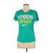 Nike Active T-Shirt: Green Activewear - Women's Size Medium