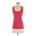 Nike Active Tank Top: Red Activewear - Women's Size X-Small