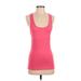 Adidas Active Tank Top: Pink Activewear - Women's Size X-Small