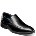 Nunn Bush Centro Flex Moc Toe Venetion Slip-On - Mens 7.5 Black Slip On Medium