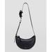 Rookie Half-moon Leather Crossbody Bag