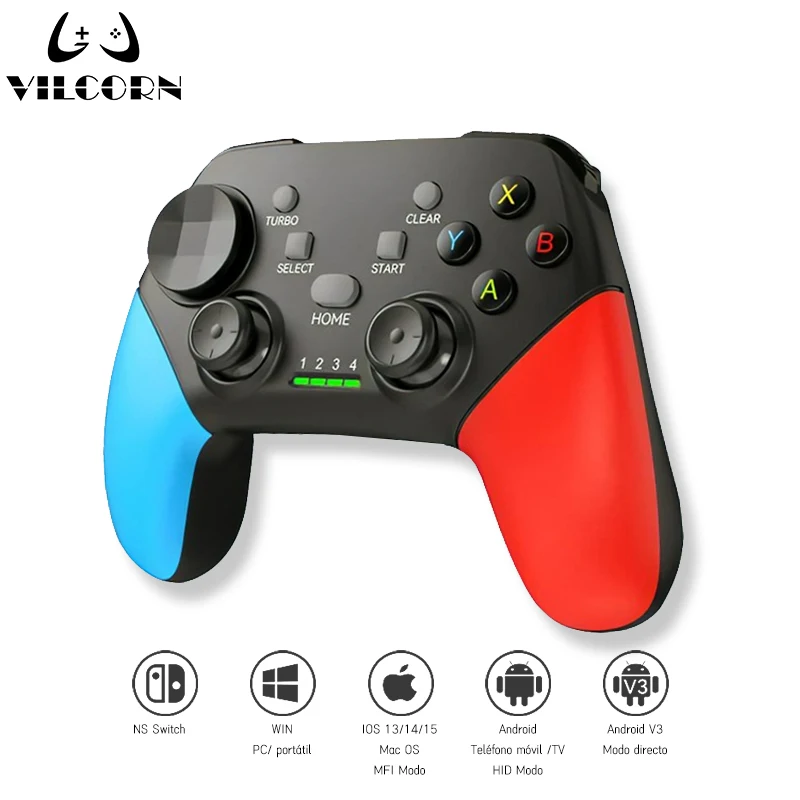 2,4G Wireless Joystick Gyroskop Gamepad kompatibel für Nintendo Switch PC PS3 PS4 Controller für IOS Android