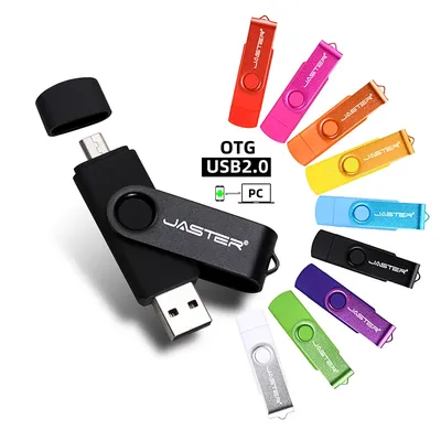 Jaster Hochgeschwindigkeits-USB-Flash-Laufwerk otg USB-Stick 64GB USB-Stick drehbares USB-Stick für Image