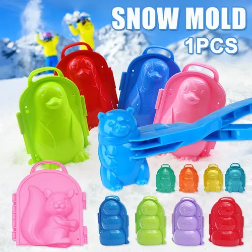 Heißer Verkauf Schnee Form Schneeball Maker Clip Schnee Sand Form Werkzeug Spielzeug für Kinder
