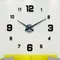 Orologio da parete 3D orologi da parete luminosi senza cornice orologio digitale fai da te adesivi