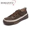 Damen-Turnschuhe, Frühling 2022, neue Damenschuhe aus echtem Leder, lässig, große Größe 35–43, modische flache Studentinenschuhe